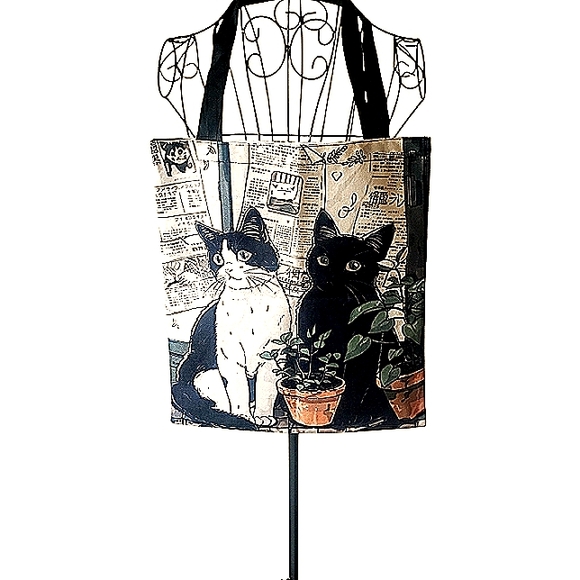Women's Cute Cat Print Fashion Tote Bag, NWT - Picture 2 of 4